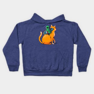 Alien Cat Kids Hoodie